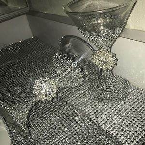 Wedding Engagement Toasting Champagne Glasses